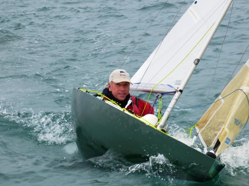 Bruce Huber during the Bembridge Illusion Bailey Bowl photo copyright Mike Samuelson taken at Bembridge Sailing Club and featuring the Illusion class