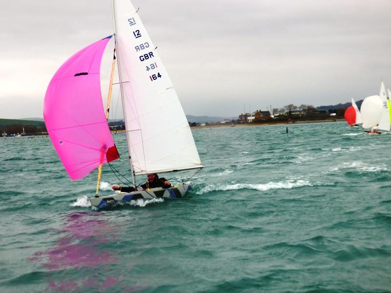 Mark Downer during the Bembridge Illusion Bailey Bowl photo copyright Mike Samuelson taken at Bembridge Sailing Club and featuring the Illusion class