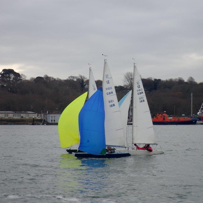 Light winds for the Illusions at Bembridge photo copyright Alexid Dogilewski taken at Bembridge Sailing Club and featuring the Illusion class