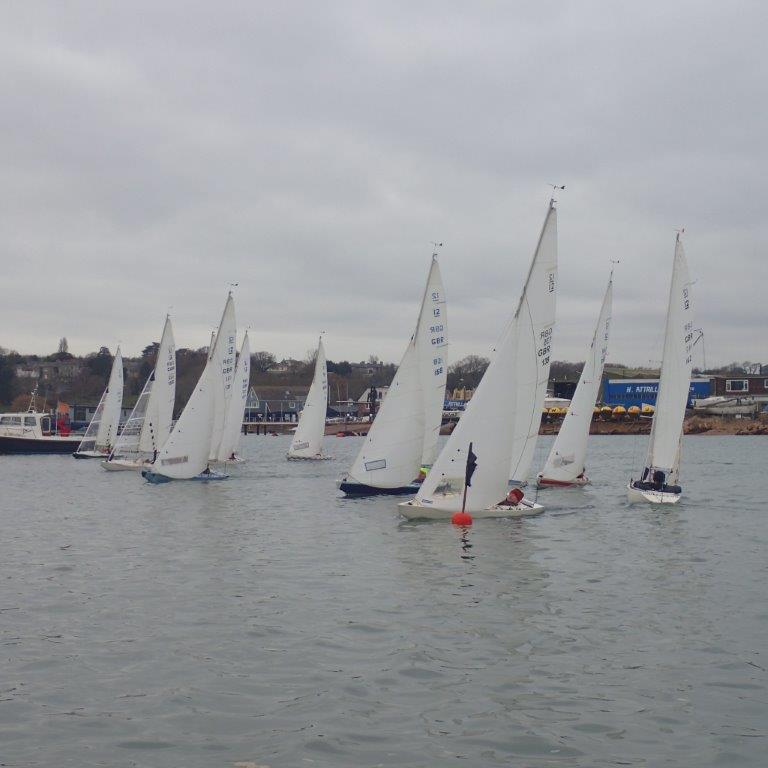 Light winds for the Illusions at Bembridge photo copyright Alexid Dogilewski taken at Bembridge Sailing Club and featuring the Illusion class