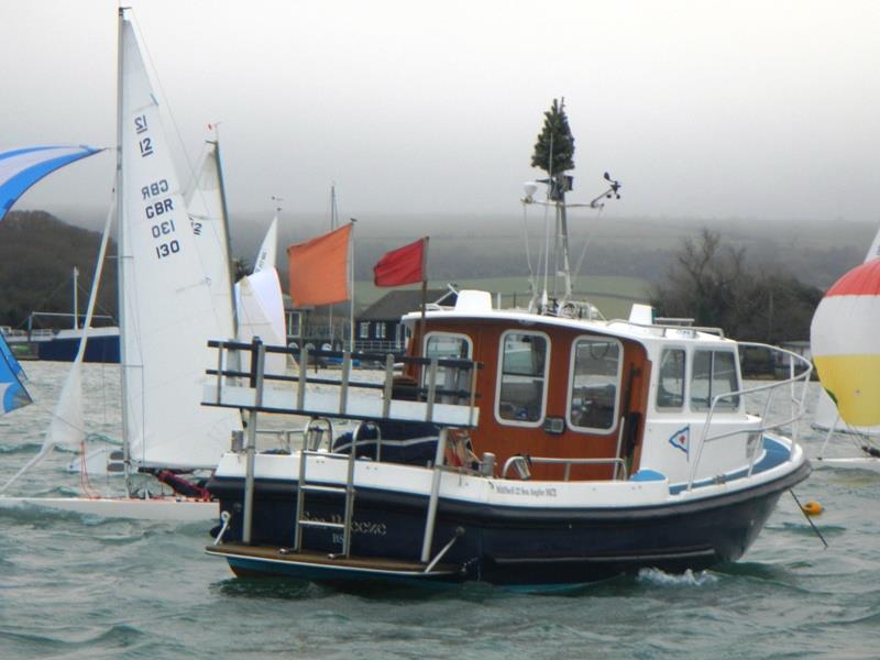 Bembridge Illusion Christmas Cracker 2017 photo copyright Mike Samuelson taken at Bembridge Sailing Club and featuring the Illusion class