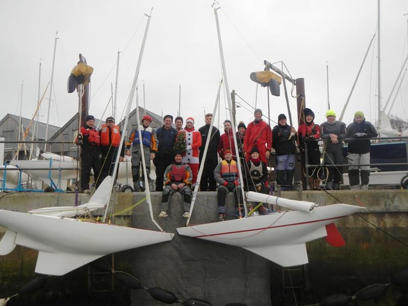 Bembridge Illusion Christmas Cracker 2017 photo copyright Mike Samuelson taken at Bembridge Sailing Club and featuring the Illusion class