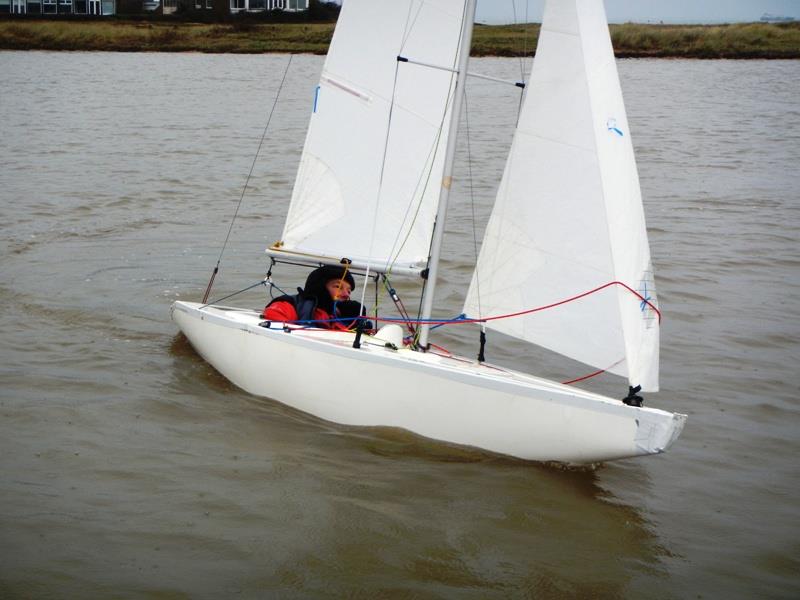 Bembridge Illusion New Year's Day Race photo copyright Mike Samuelson taken at Bembridge Sailing Club and featuring the Illusion class