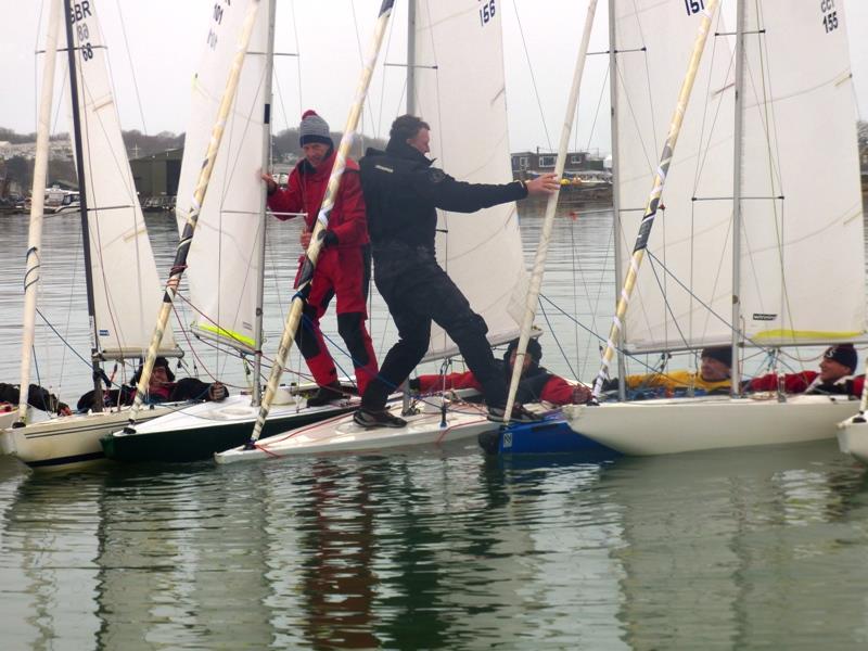 Bembridge Illusion Valentine Trophy 2018 photo copyright Mike Samuelson taken at Bembridge Sailing Club and featuring the Illusion class