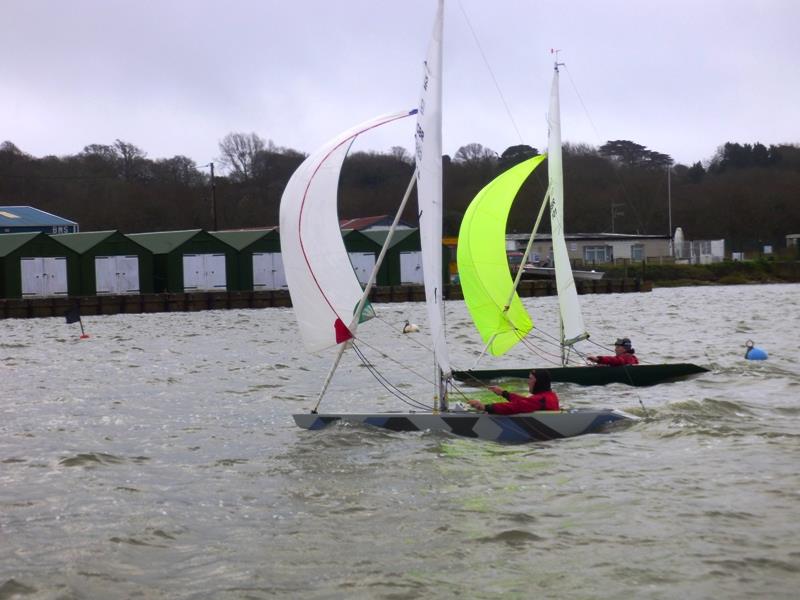Bembridge Illusion Christmas Cracker 2018 photo copyright Mike Samuelson taken at Bembridge Sailing Club and featuring the Illusion class
