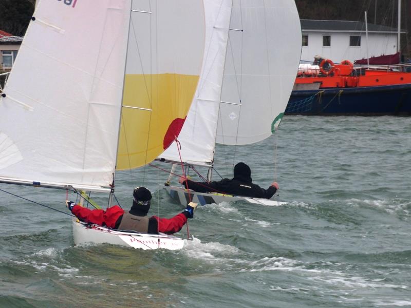Bembridge Illusion Flying Dutchman Trophy 2019 photo copyright Mike Samuelson taken at Bembridge Sailing Club and featuring the Illusion class