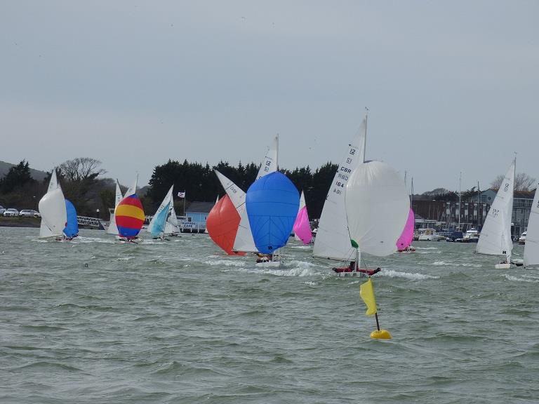 Illusion Nationals at Bembridge photo copyright Jerry Summers taken at Bembridge Sailing Club and featuring the Illusion class