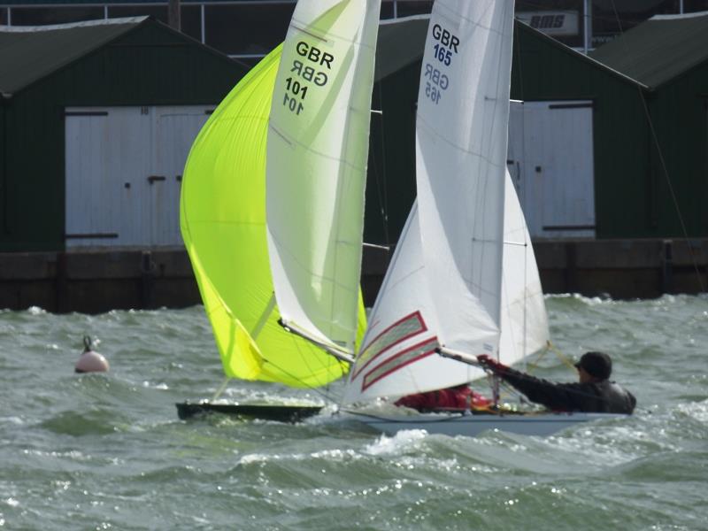 Illusion Nationals at Bembridge photo copyright Mike Samuelson taken at Bembridge Sailing Club and featuring the Illusion class