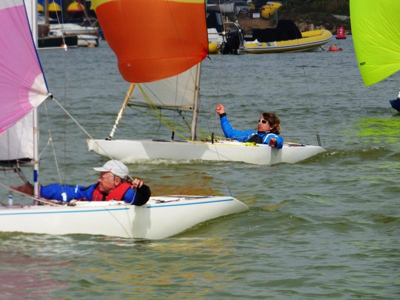 Bembridge Illusion St George's Day Trophy & Woodford Long Distance Race 2019 photo copyright Mike Samuelson taken at Bembridge Sailing Club and featuring the Illusion class