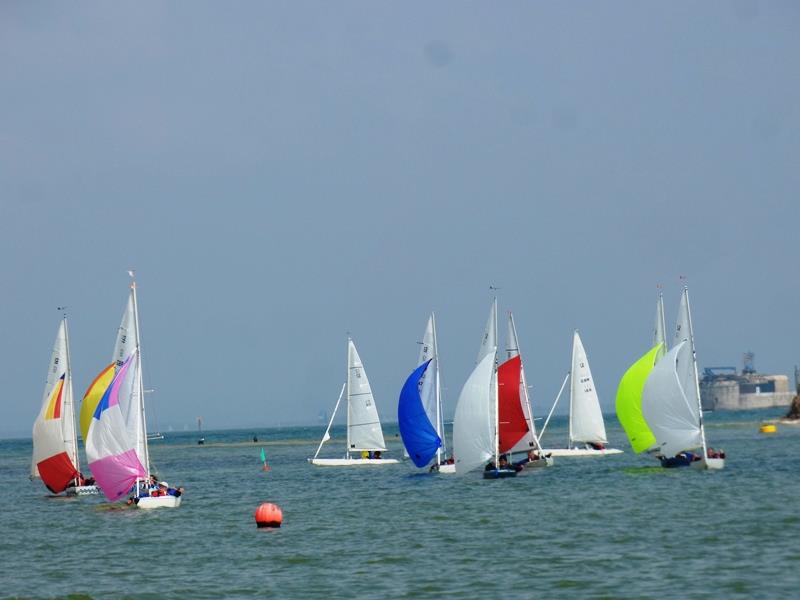 Bembridge Illusion St George's Day Trophy & Woodford Long Distance Race 2019 photo copyright Mike Samuelson taken at Bembridge Sailing Club and featuring the Illusion class