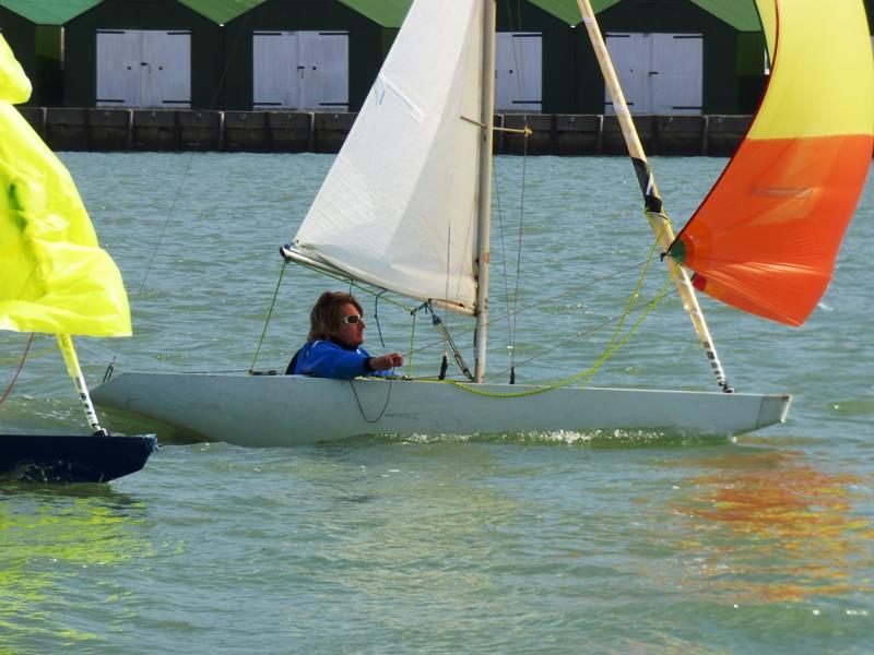 Bembridge Illusion St George's Day Trophy & Woodford Long Distance Race 2019 photo copyright Mike Samuelson taken at Bembridge Sailing Club and featuring the Illusion class