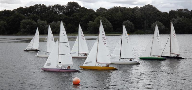 Race 1 start during the Illusion Inlands at Middle Nene photo copyright Sue Kunze taken at Middle Nene Sailing Club and featuring the Illusion class