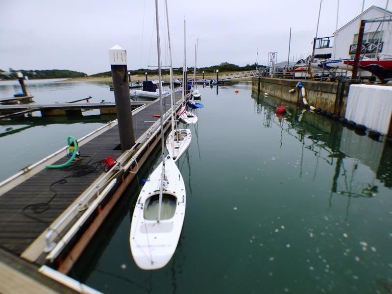 Buoyancy tests on the opening weekend of the Bembridge Illusion Winter Season photo copyright Mike Samuelson taken at Bembridge Sailing Club and featuring the Illusion class