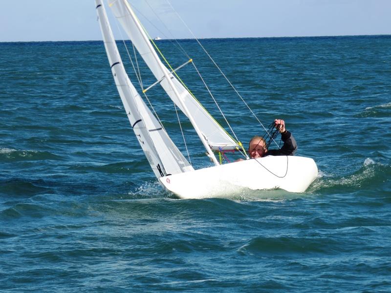 Bembridge Illusion Trafalgar Trophy 2019 photo copyright Mike Samuelson taken at Bembridge Sailing Club and featuring the Illusion class