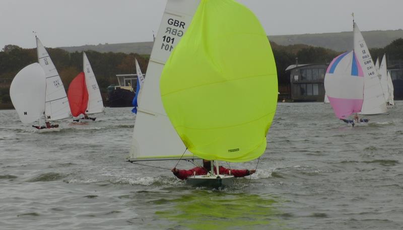 Bembridge Illusion Guy Fawkes Trophy 2019 photo copyright Mike Samuelson taken at Bembridge Sailing Club and featuring the Illusion class