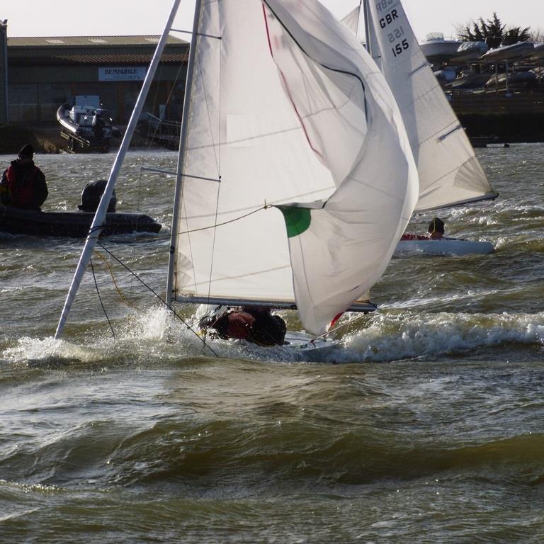 Bembridge Illusion Christmas Cracker 2019 photo copyright Mike Samuelson taken at Bembridge Sailing Club and featuring the Illusion class