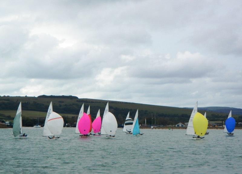 Bembridge Illusions first weekend racing of the 2020-2021 Winter Season photo copyright Mike Samuelson taken at Bembridge Sailing Club and featuring the Illusion class