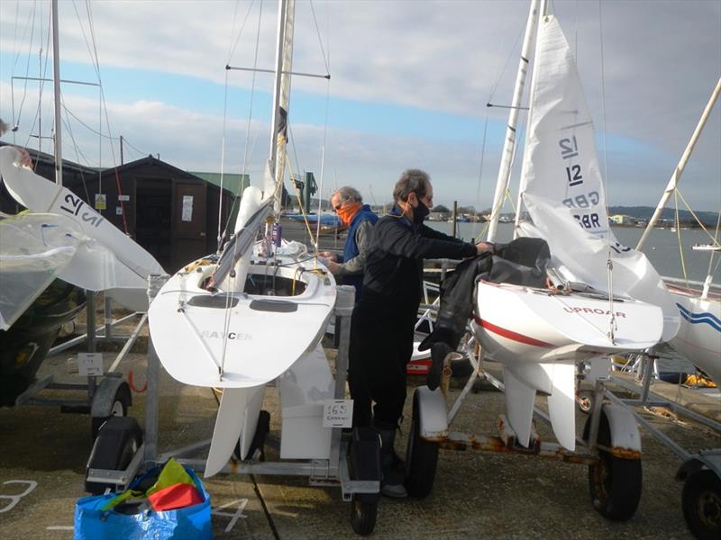 Illusion Trafalgar Trophy at Bembridge photo copyright Mike Samuelson taken at Bembridge Sailing Club and featuring the Illusion class