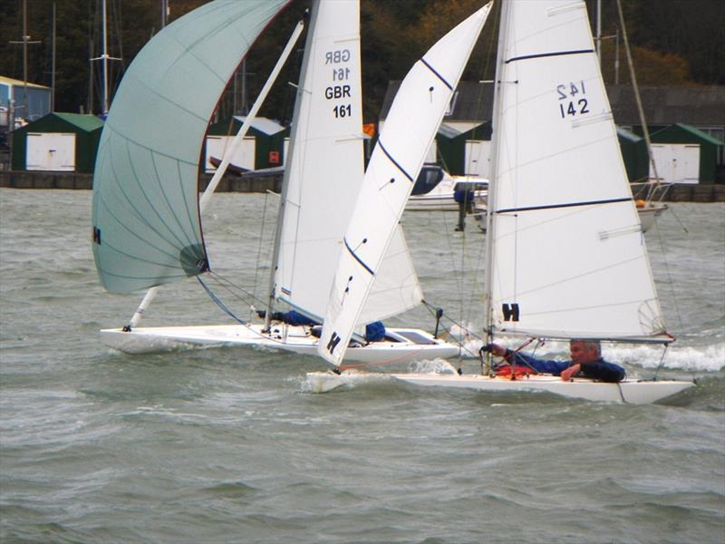 Illusion Nationals at Bembridge photo copyright Mike Samuelson taken at Bembridge Sailing Club and featuring the Illusion class