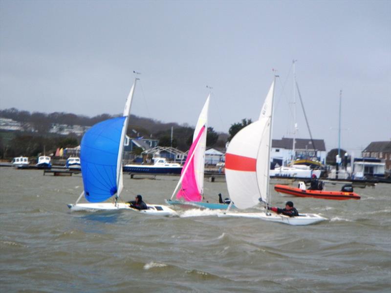 Bembridge Illusion Guy Fawkes Trophy photo copyright Mike Samuelson taken at Bembridge Sailing Club and featuring the Illusion class