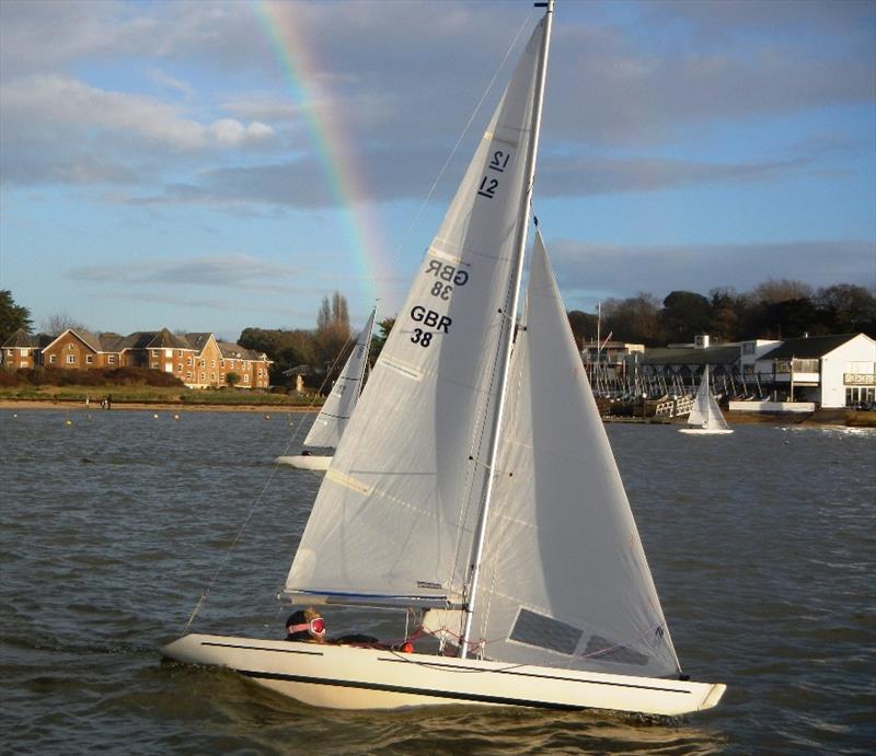 Bembridge Illusion Christmas Cracker 2020 photo copyright Mike Samuelson taken at Bembridge Sailing Club and featuring the Illusion class