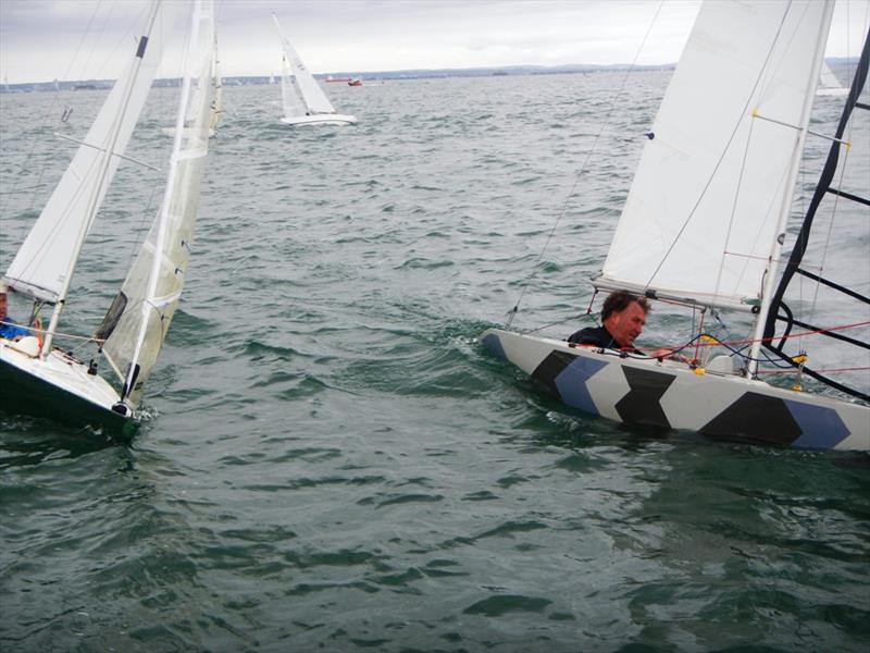 Bembridge Illusion Trafalgar Trophy 2021 photo copyright Mike Samuelson taken at Bembridge Sailing Club and featuring the Illusion class