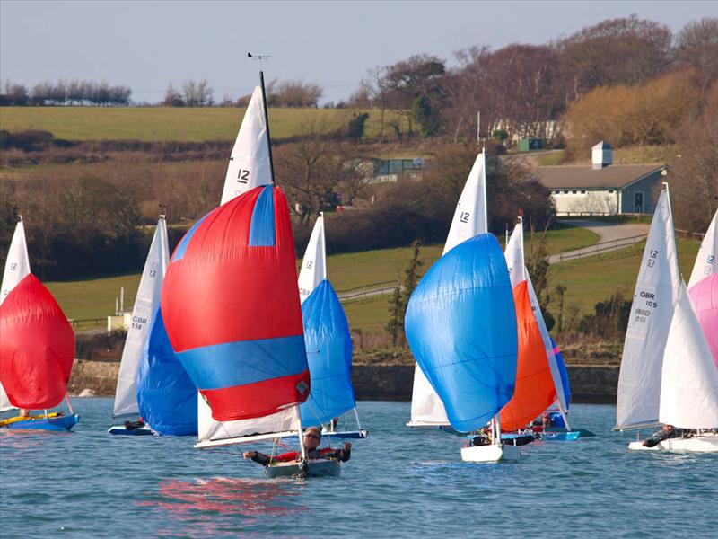 Illusion nationals at Bembridge photo copyright Jonathan Hoare taken at Bembridge Sailing Club and featuring the Illusion class