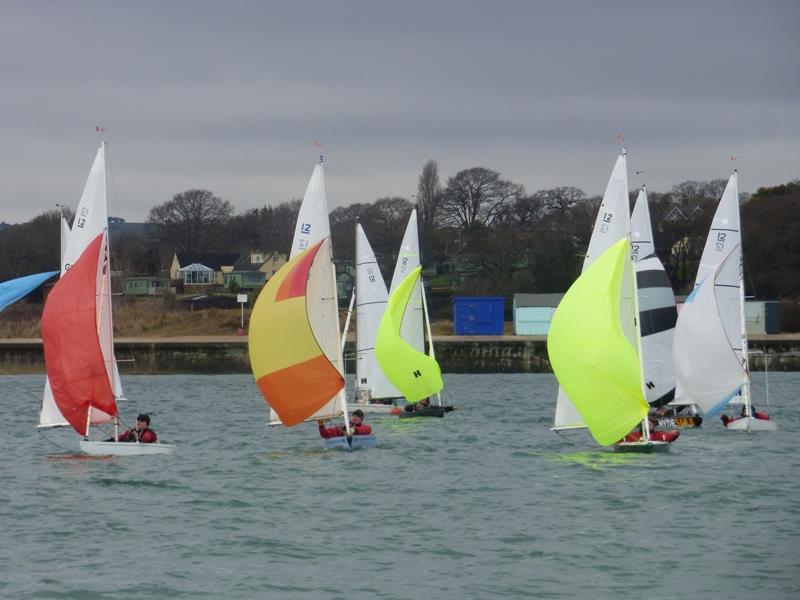 Vernon's Easter Egg Cup for Illusions at Bembridge photo copyright Mike Samuelson taken at Bembridge Sailing Club and featuring the Illusion class