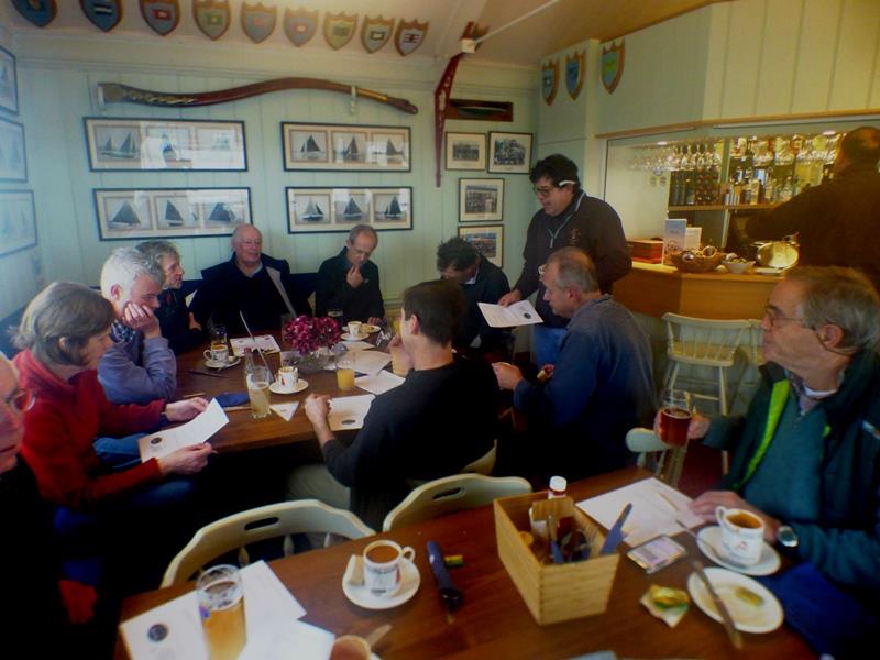 Quiz during Bembridge Illusion Bill's Barrel 2019 photo copyright Mike Samuelson taken at Bembridge Sailing Club and featuring the Illusion class