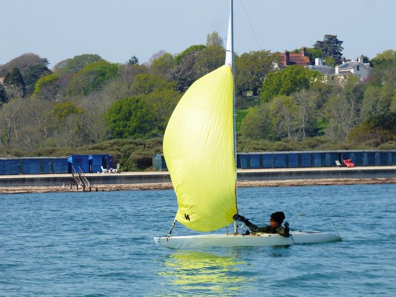 Vernon's Easter Egg Cup for Illusions at Bembridge photo copyright Mike Samuelson taken at Bembridge Sailing Club and featuring the Illusion class