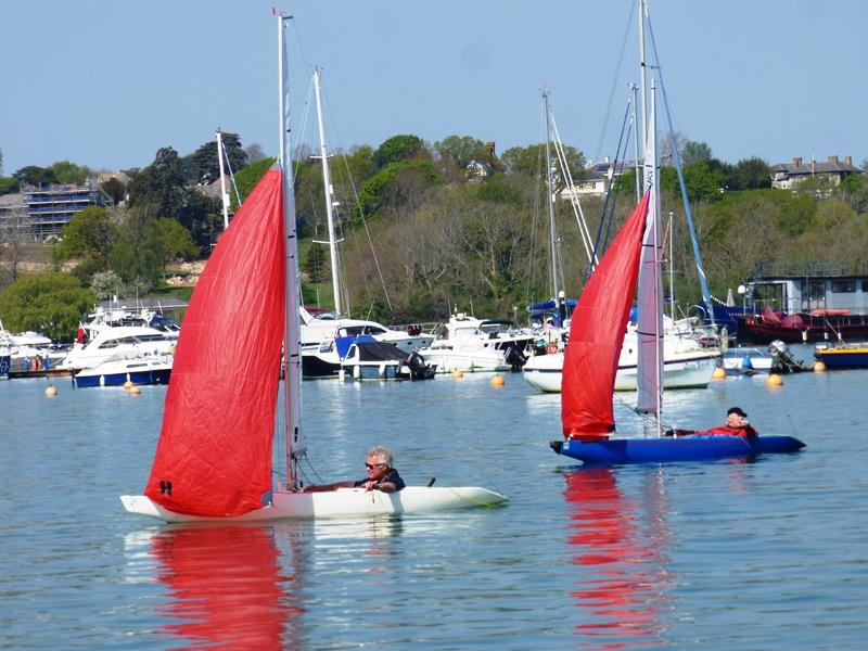 Vernon's Easter Egg Cup for Illusions at Bembridge photo copyright Mike Samuelson taken at Bembridge Sailing Club and featuring the Illusion class