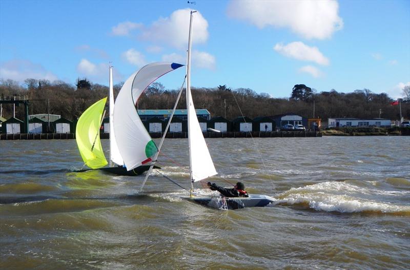 Illusion class Flying Dutchman Trophy at Bembridge photo copyright Mike Samuelson taken at Bembridge Sailing Club and featuring the Illusion class