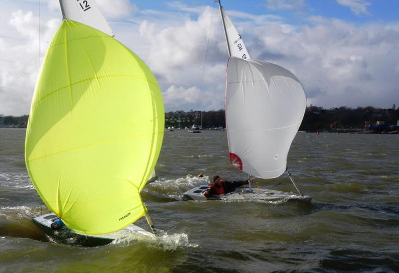 Illusion class Flying Dutchman Trophy at Bembridge photo copyright Mike Samuelson taken at Bembridge Sailing Club and featuring the Illusion class