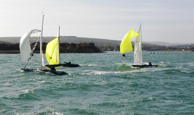 Illusion Nationals at Bembridge photo copyright Mike Samuelson taken at Bembridge Sailing Club and featuring the Illusion class