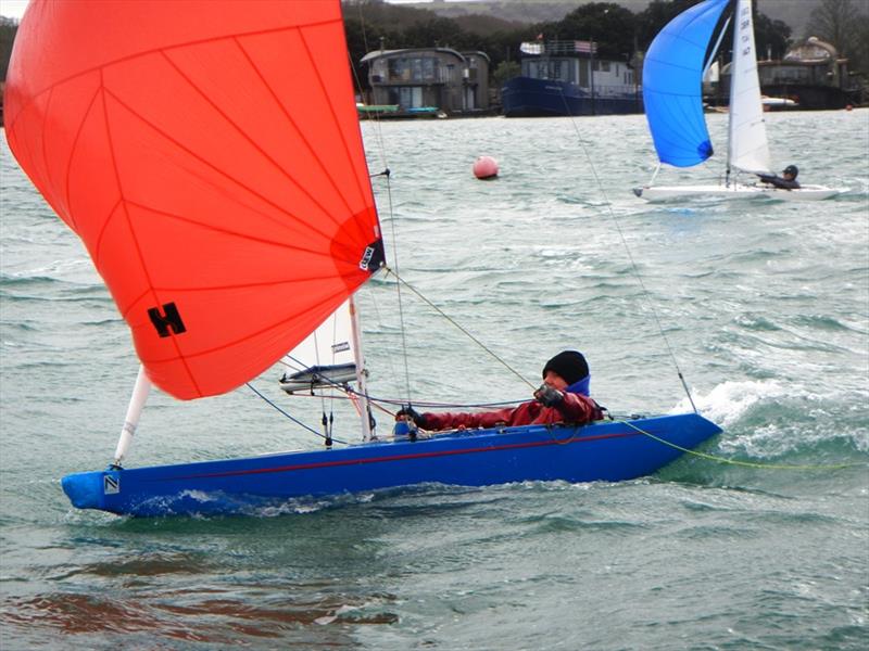 Bembridge Illusion 2022 Valentine Trophy photo copyright Mike Samuelson taken at Bembridge Sailing Club and featuring the Illusion class