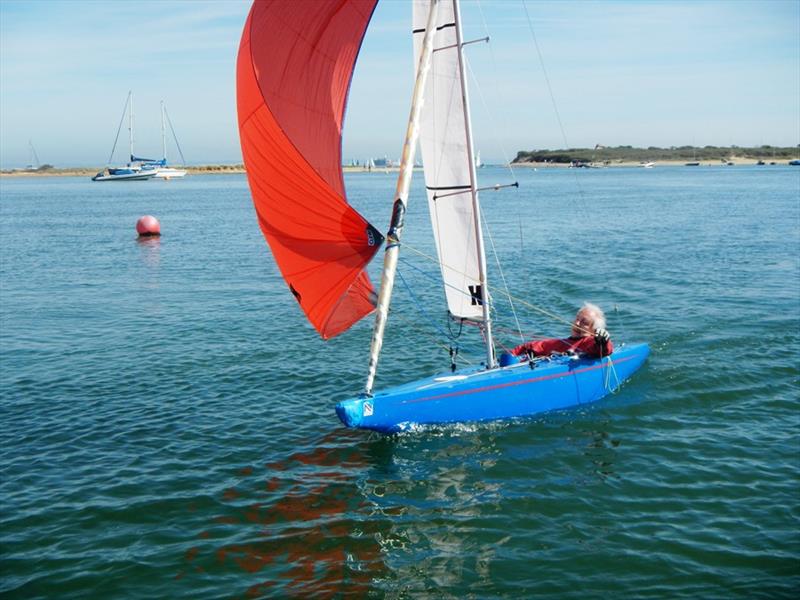 Bembridge Illusion Vernon's Easter Egg Cup 2022 photo copyright Mike Samuelson taken at Bembridge Sailing Club and featuring the Illusion class