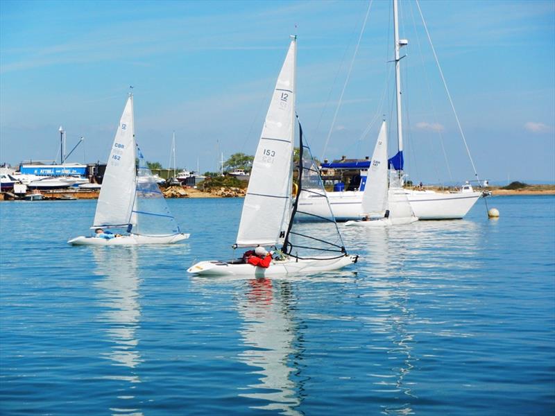 St George's Day Trophy 2022 for Illusions at Bembridge photo copyright Mike Samuelson taken at Bembridge Sailing Club and featuring the Illusion class