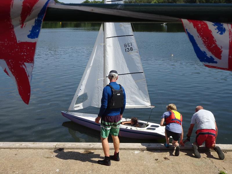 8-hour race at Middle Nene photo copyright Wilf Kunze taken at Middle Nene Sailing Club and featuring the Illusion class