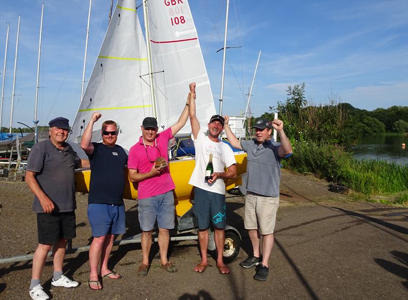 8-hour race at Middle Nene photo copyright Wilf Kunze taken at Middle Nene Sailing Club and featuring the Illusion class