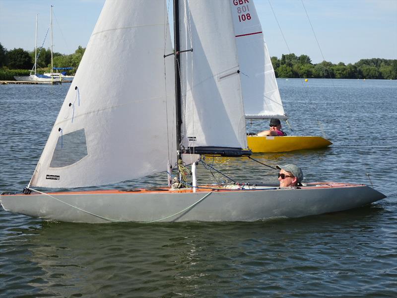 8-hour race at Middle Nene photo copyright Wilf Kunze taken at Middle Nene Sailing Club and featuring the Illusion class