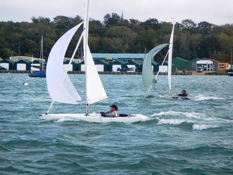 Bembridge Illusion Flying Dutchman Trophy photo copyright Mike Samuelson taken at Bembridge Sailing Club and featuring the Illusion class