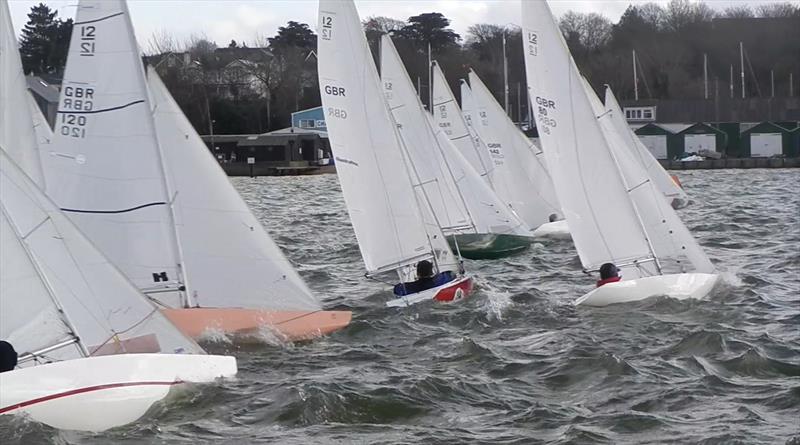 Bembridge Illusion Icebreaker 2022 - Race 1 start photo copyright Mike Samuelson taken at Bembridge Sailing Club and featuring the Illusion class