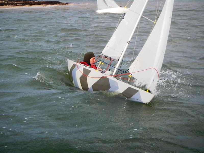 Bembridge Illusion Icebreaker 2022 - Race 3 photo copyright Mike Samuelson taken at Bembridge Sailing Club and featuring the Illusion class