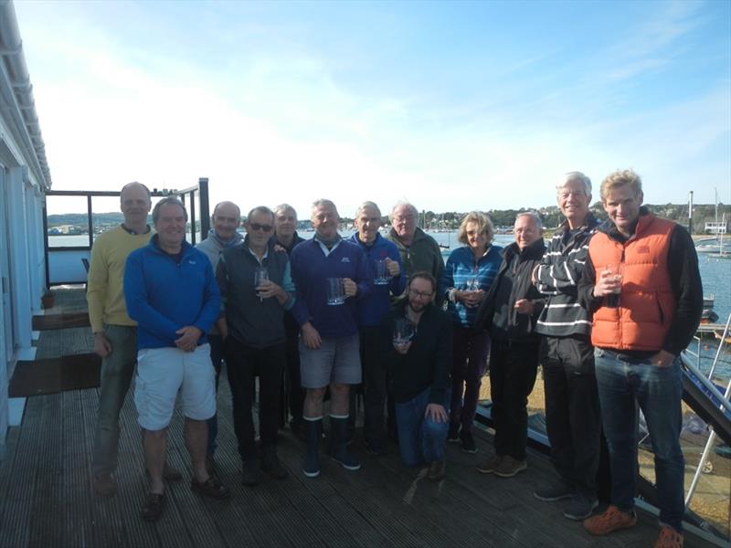 Bembridge Illusion 2023-24 Season opening weekend - the group photo copyright Mike Samuelson taken at Bembridge Sailing Club and featuring the Illusion class