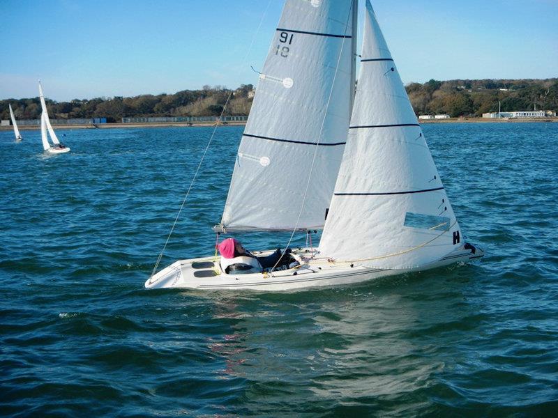 Bembridge Illusion Guy Fawkes Trophy photo copyright Mike Samuelson taken at Bembridge Sailing Club and featuring the Illusion class