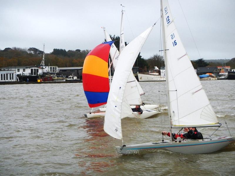 Bembridge Illusion weekend racing - 18 November 2023 photo copyright Mike Samuelson taken at Bembridge Sailing Club and featuring the Illusion class