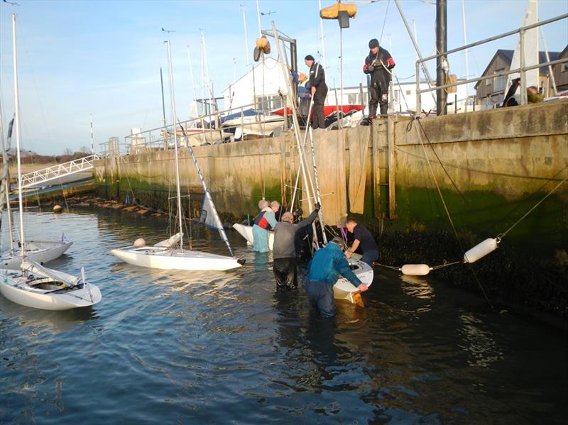 Bembridge Illusion second 2023/24 Team Racing event - tides waits for no man - photo © Mike Samuelson