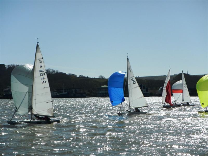 Bembridge Illusion Vernon's Easter Egg Cup 2024 - Race 1 photo copyright Mike Samuelson taken at Bembridge Sailing Club and featuring the Illusion class