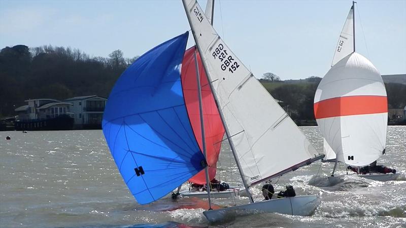 Bembridge Illusion Vernon's Easter Egg Cup 2024 - Race 2 photo copyright Mike Samuelson taken at Bembridge Sailing Club and featuring the Illusion class