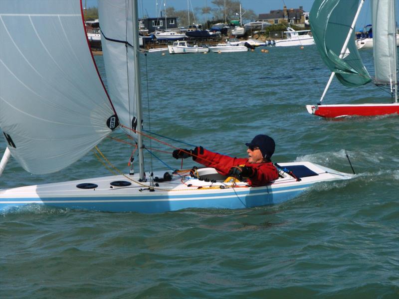 Bembridge Illusion Vernon's Easter Egg Cup photo copyright Mike Samuelson taken at Bembridge Sailing Club and featuring the Illusion class